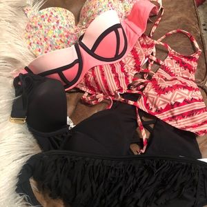 Lot of bikini tops
